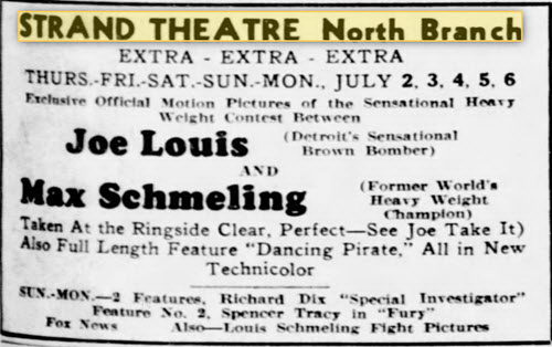 Strand Theatre - 01 Jul 1936 Ad (newer photo)